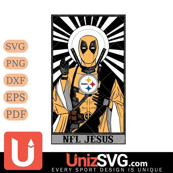 Pittsburgh Steelers Deadpool NFL Jesus