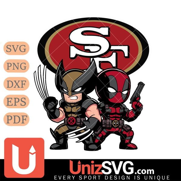 San Francisco 49ers Deadpool And Wolverine