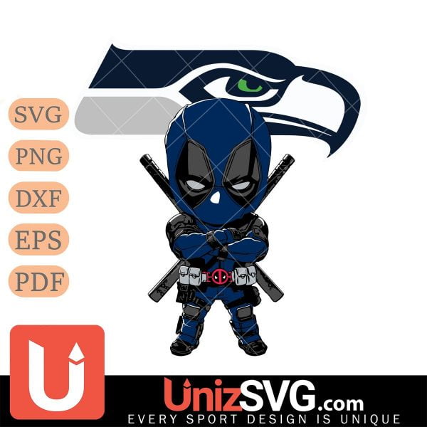 Seattle Seahawks Cute Deadpool