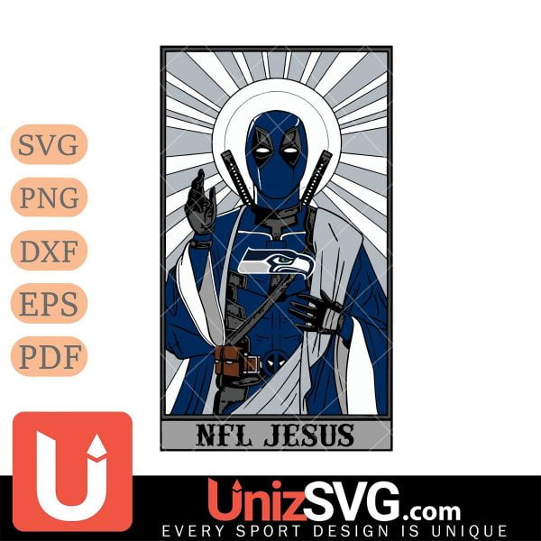 Seattle Seahawks Deadpool NFL Jesus