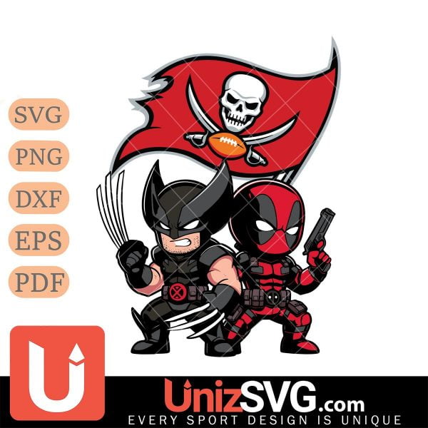 Tampa Bay Buccaneers Deadpool And Wolverine