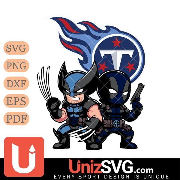 Tennessee Titans Deadpool And Wolverine