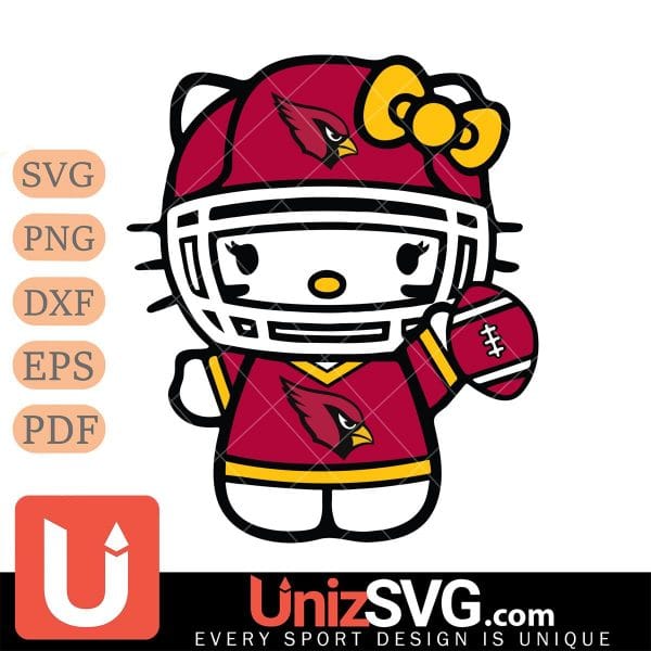 Arizona Cardinals Hello Kitty Nfl 1