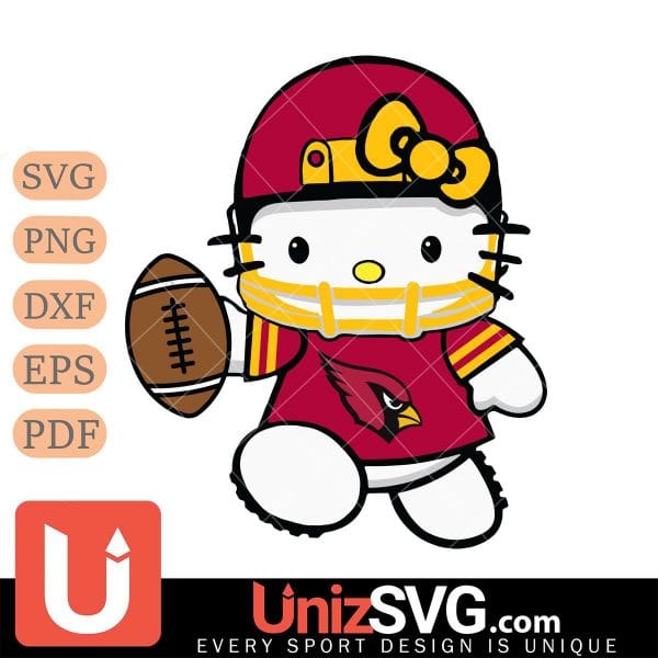 Arizona Cardinals Hello Kitty Nfl 4