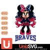 Atlanta Braves Beauty Minnie Mouse