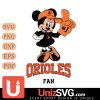 Baltimore Orioles #1 Fan Minnie Mouse