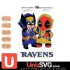 Baltimore Ravens Deadpool X Wolverine Funny