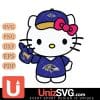 Baltimore Ravens Hello Kitty Best Fan