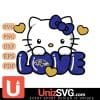 Baltimore Ravens Hello Kitty Love