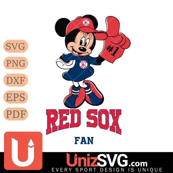 Boston Red Sox #1 Fan Minnie Mouse