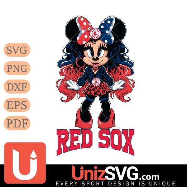 Boston Red Sox Beauty Minnie Mouse