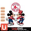 Boston Red Sox Fan Minnie And Mickey Love