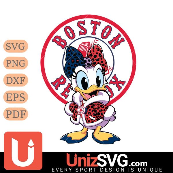 Boston Red Sox Fancy Daisy Duck Disney