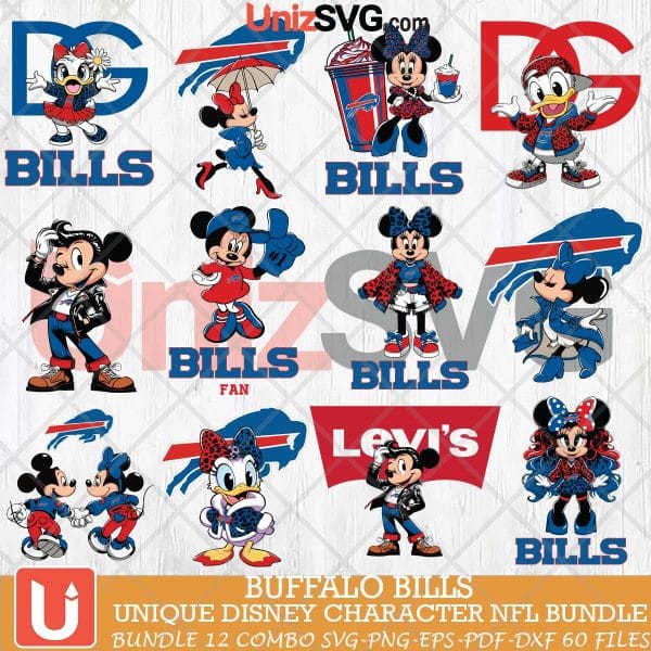 Buffalo Bills Disney Characters NFL Bundle 12