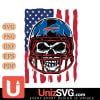 Buffalo Bills American Skull Helmet