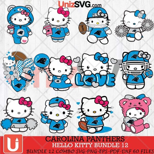 Carolina Panthers Hello Kitty Bundle 12