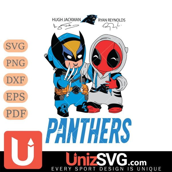 Carolina Panthers Deadpool X Wolverine Funny