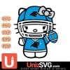 Carolina Panthers Hello Kitty Nfl 1