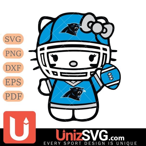 Carolina Panthers Hello Kitty Nfl 1