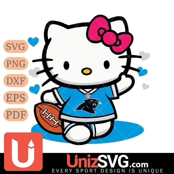 Carolina Panthers Hello Kitty Nfl 3