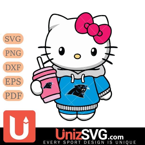 Carolina Panthers Pretty Hello Kitty