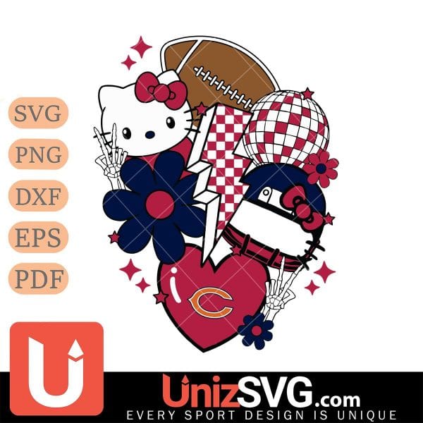 Chicago Bears Hello Kitty Nfl 2