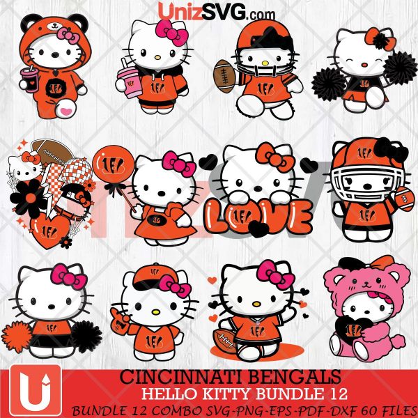 Cincinnati Bengals Hello Kitty Bundle 12