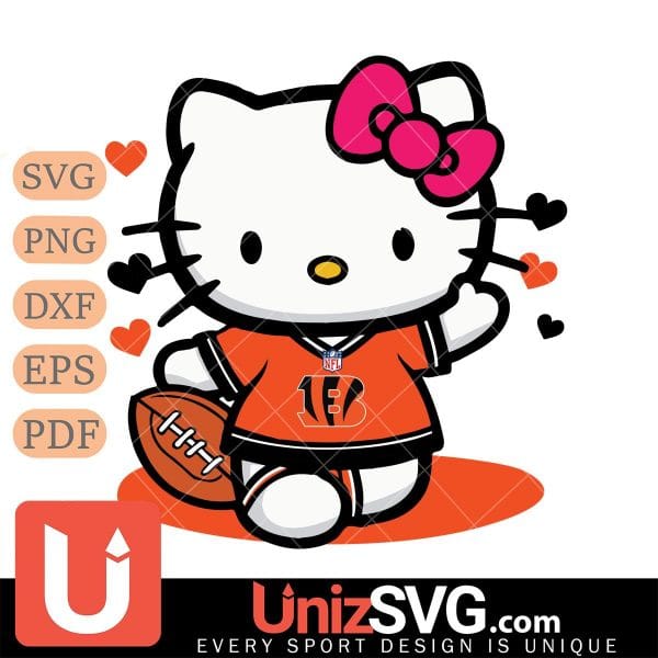 Cincinnati Bengals Hello Kitty Nfl 3