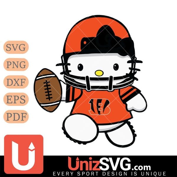 Cincinnati Bengals Hello Kitty Nfl 4