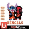 Cincinnati Bengals Stitch And Deadpool Cute