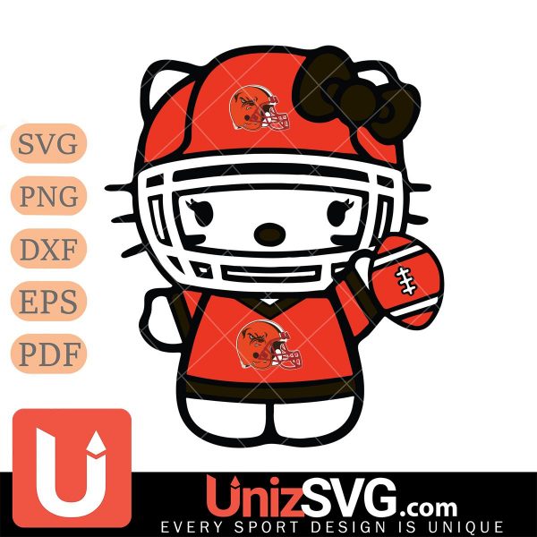 Cleveland Browns Hello Kitty Nfl 1