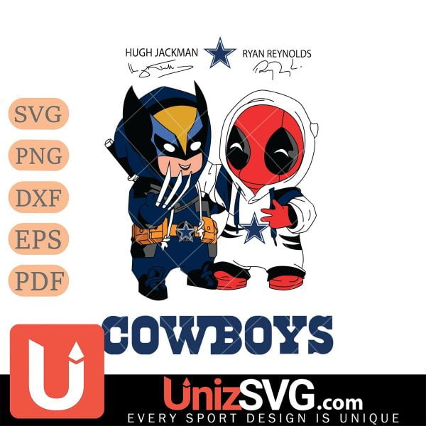 Dallas Cowboys Deadpool X Wolverine Funny