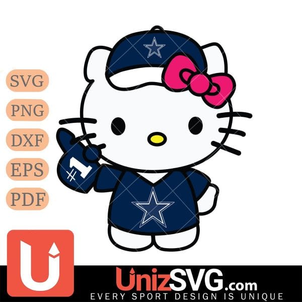 Dallas Cowboys Hello Kitty Best Fan