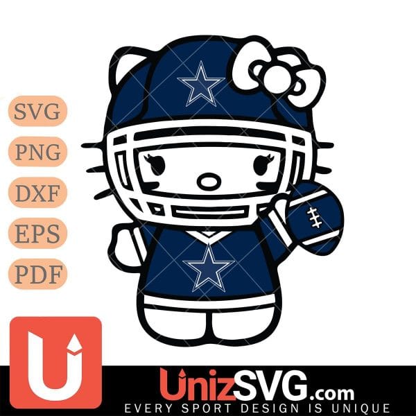 Dallas Cowboys Hello Kitty Nfl 1