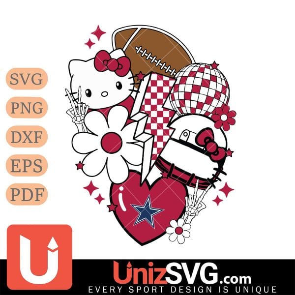 Dallas Cowboys Hello Kitty Nfl 2