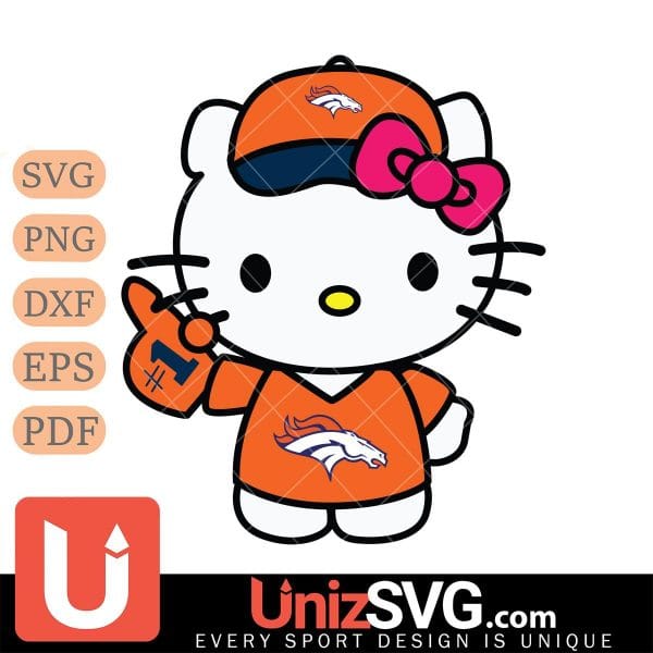 Denver Broncos Hello Kitty Best Fan