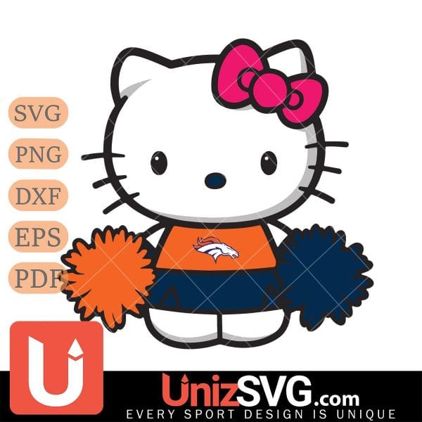 Denver Broncos Hello Kitty Cheerleader 2