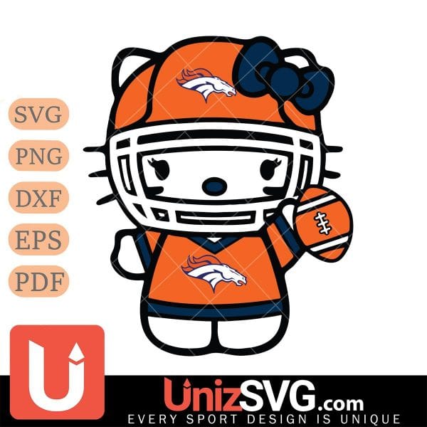 Denver Broncos Hello Kitty Nfl 1