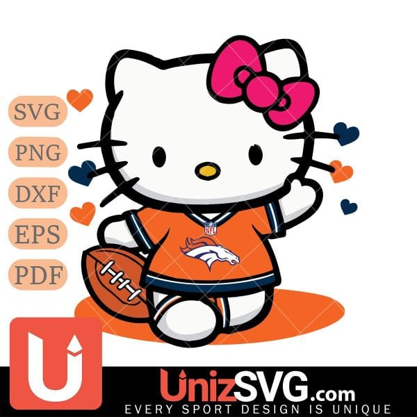 Denver Broncos Hello Kitty Nfl 3