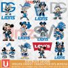 Detroit Lions Disney Characters NFL Bundle 12