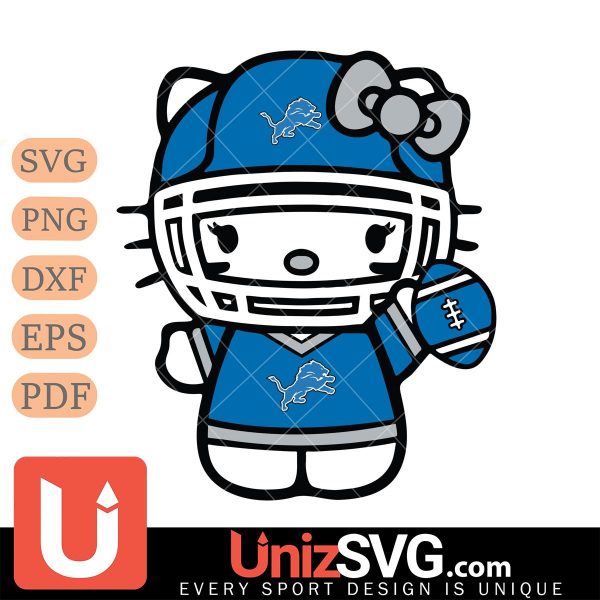 Detroit Lions Hello Kitty Nfl 1