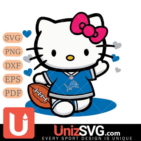 Detroit Lions Hello Kitty Nfl 3