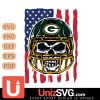 Green Bay Packers American Skull Helmet