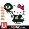 Green Bay Packers Cute Hello Kitty 2