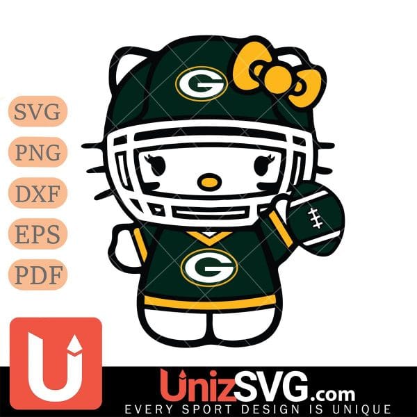 Green Bay Packers Hello Kitty Nfl 1