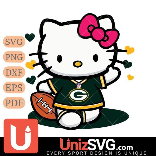 Green Bay Packers Hello Kitty Nfl 3