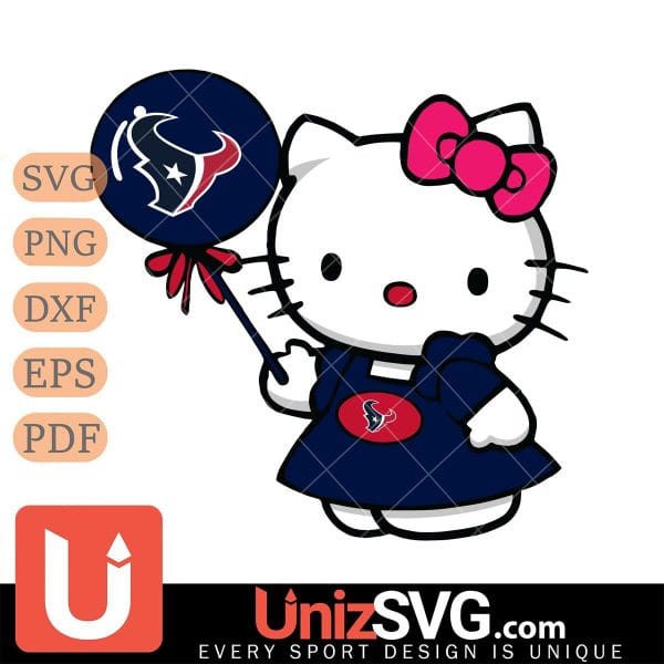 Houston Texans Cute Hello Kitty 2