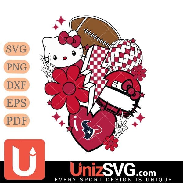 Houston Texans Hello Kitty Nfl 2