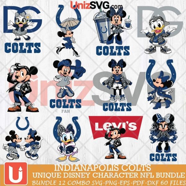 Indianapolis Colts Disney Characters NFL Bundle 12