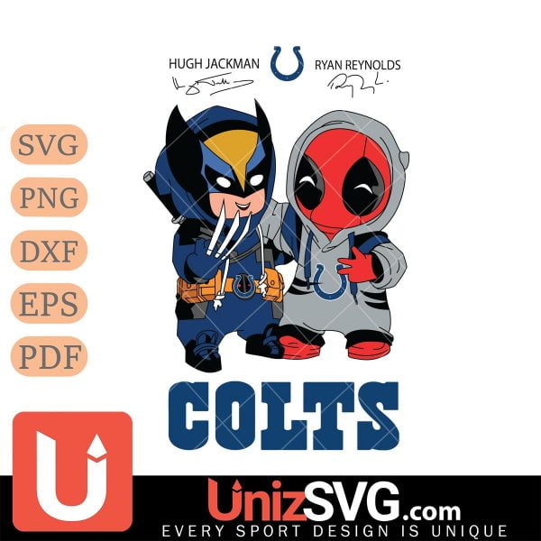 Indianapolis Colts Deadpool X Wolverine Funny